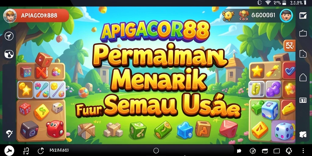 Tangkapan layar gameplay APIGACOR88 menampilkan tantangan puzzle yang menyenangkan.