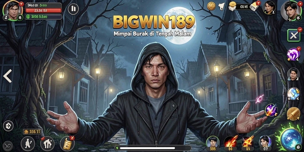 Tampilan gameplay HOROR penuh ketegangan di BIGWIN189.