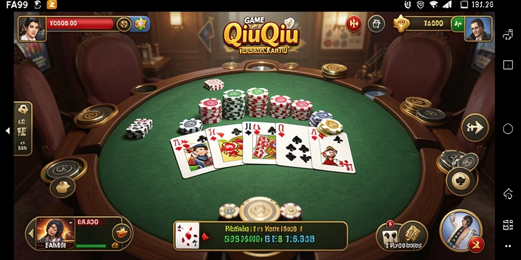 Screenshot gameplay FA99 yang menarik dan penuh aksi QiuQiu.