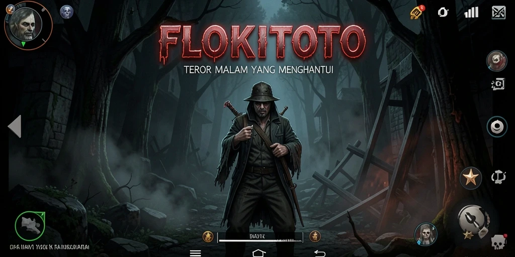 Gameplay menegangkan dengan momen menyeramkan di FLOKITOTO.