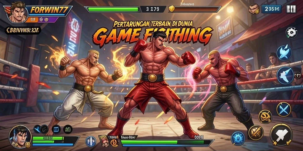 Screenshot gameplay FORWIN77 yang intens dan penuh aksi.