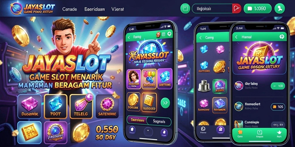 Screenshot utama JAYASLOT menampilkan gameplay Slot yang menarik.