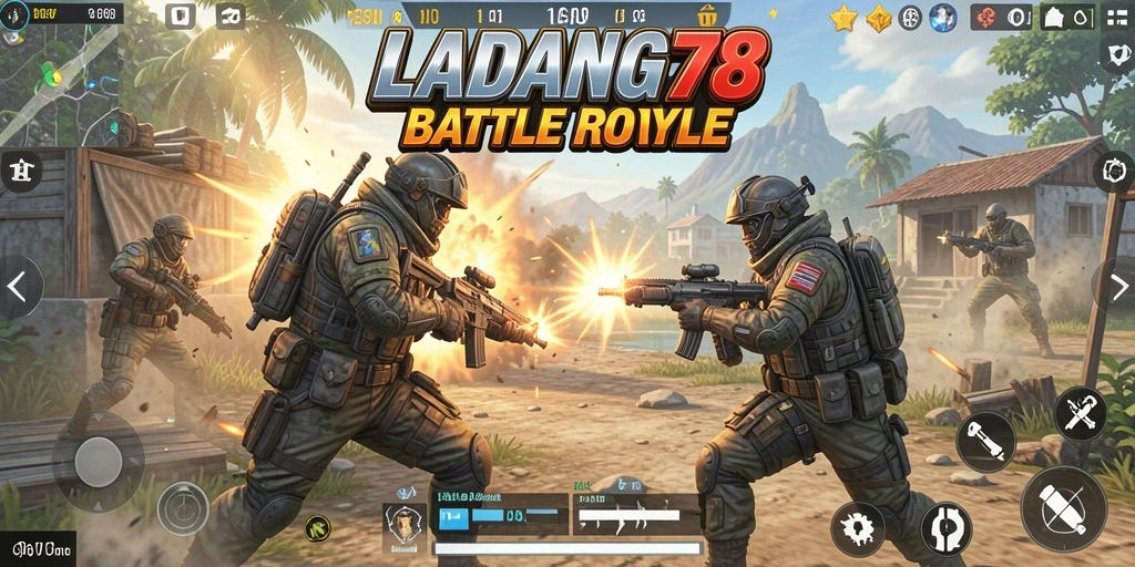 Gameplay seru di LADANG78 dengan pertempuran epik.