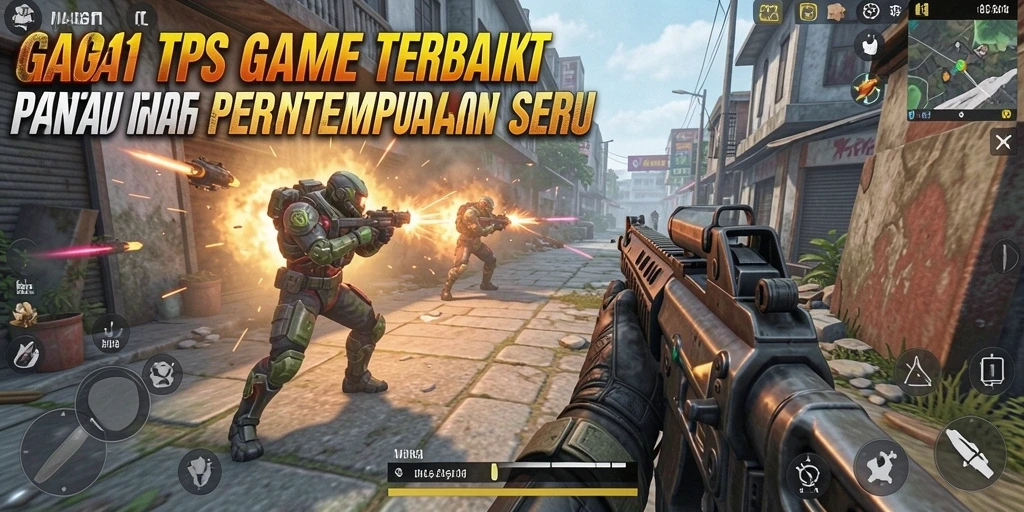 Gameplay NAGA11 yang seru dan penuh aksi di pertempuran TPS.