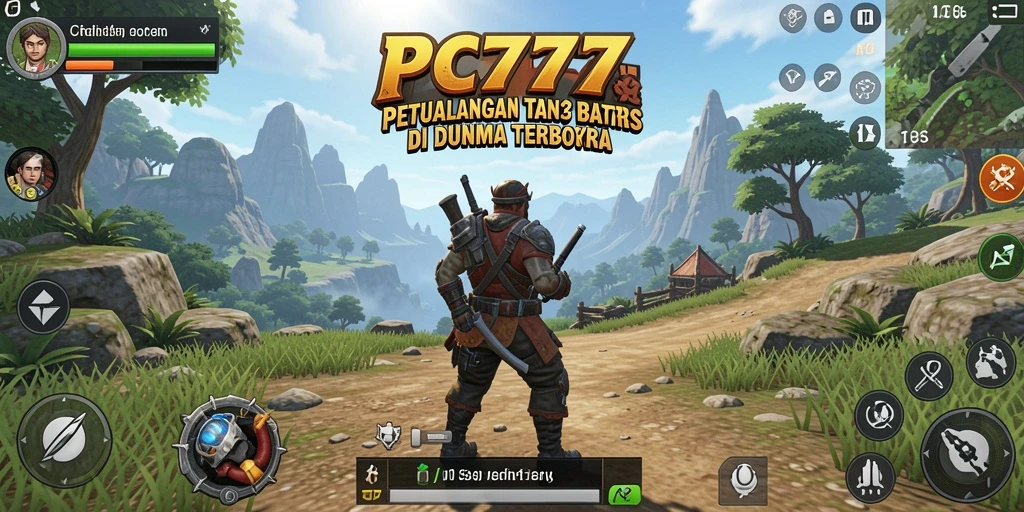 Tangkapan layar menampilkan gameplay dunia terbuka yang menakjubkan di PC777.