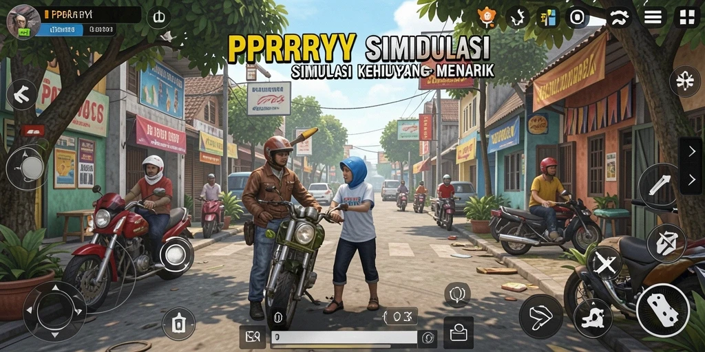 Tampilan gameplay PPRRYY yang menakjubkan dan interaktif.