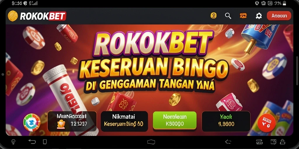 Tampilan gameplay ROKOKBET yang seru dan interaktif.