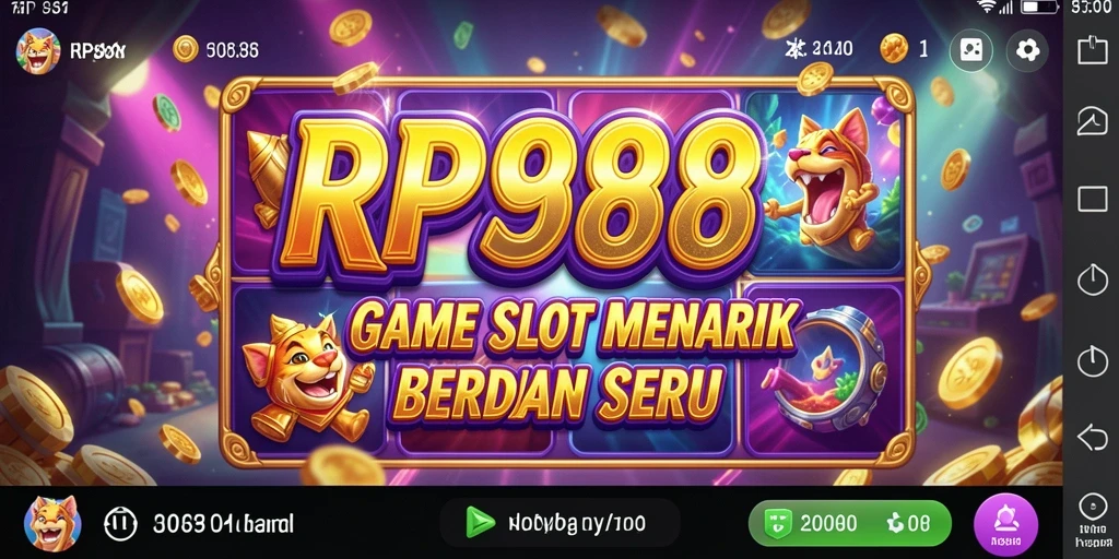 Gameplay RP888 yang seru dengan grafis Slot menarik.