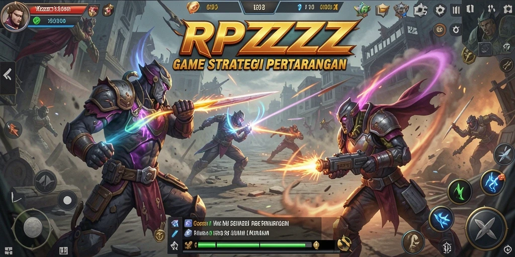 Tampilan menarik dari gameplay RPZZZ yang seru dan menantang.