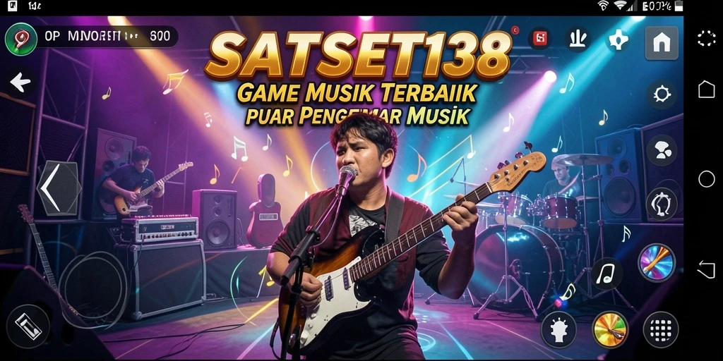 Screenshot SATSET138 menampilkan suasana seru gameplay musik yang menegangkan.
