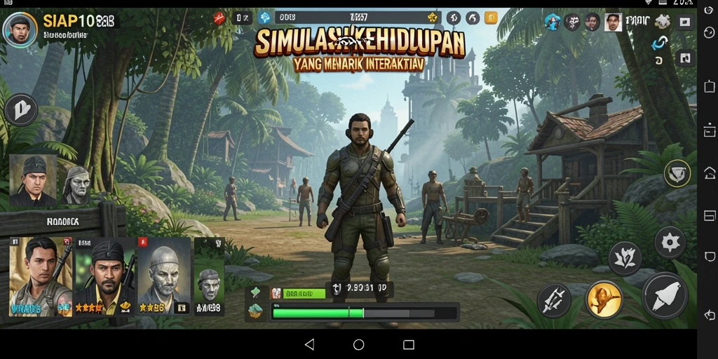 Tangkapan layar menampilkan elemen gameplay unik dari SIAP108.