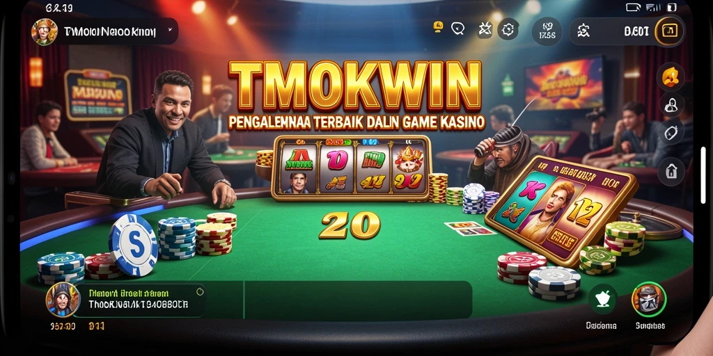 Screenshot gameplay TMOKWIN yang menampilkan aksi Kasino yang seru.